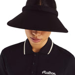 Malbon 女士 Claire 高尔夫遮阳板 - 黑色