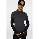 J.Lindeberg 여자 캐시 골프 폴로 셔츠 - 아스팔트