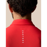 카스토르 클래식 폴로 골프 셔츠 - 양귀비 레드