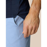 Castore Pinnacle LVS 엔지니어링 니트 폴로 골프 셔츠 -Midnight Navy/White