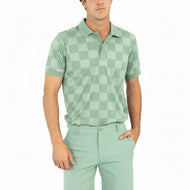 Cross Grip Golf Polo Shirt - Green Tint