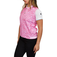 Cross Women 's Storm Golf Vest -Pink Zebra