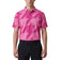 이스트사이드 골프 스냅 플래킷 하운즈투스 폴로 셔츠 - Fuschia
