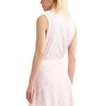 G/Fore 여성용 카모 실키 테크 나일론 민소매 골프 폴로 - 카메오