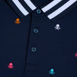 G/Fore 자수 기술 저지 골프 폴로 셔츠 - 황혼