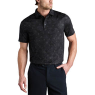 G/Fore Icon Camo Tech Jersey Golf Polo Shirt -Onyx