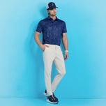 G/Fore Icon Camo Tech Jersey Golf Polo Shirt -Twilight