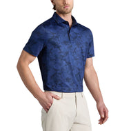 G/Fore Icon Camo Tech Jersey Golf Polo Shirt -Twilight
