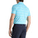 G/Fore Multi Stripe Tech Pique Performance Golf Polo Shirt -Breeze