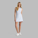 G/Fore Women's Aye Poppy Silky Tech Nylon A -Line高尔夫球运动员 - 雪