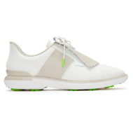 G/Fore Women 's Gallivan2R 사이드 스트라이프 골프 신발 - 스노우/스톤