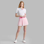 G/Fore Women's Micropleat Stretch 15" Golf Skort - Blush
