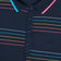 G/Fore Women 's Split Stripe Tech Pique Sleeveless Golf Polo Shirt -Twilight