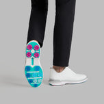 G/Fore Gallivan2r 엠보싱 스컬 & 티 골프 슈즈 - 스노우/후광