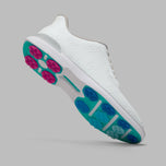 G/Fore Gallivan2r 엠보싱 스컬 & 티 골프 슈즈 - 스노우/후광