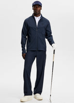 J.Lindeberg Maclean Zip Golf Midlayer - JL Navy