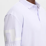 J.Lindeberg Heath Golf Polo Shirt - Purple Heather