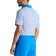 G/Fore Feeder Stripe Fine Tech Jersey Golf Polo Shirt -Lisbon Blue