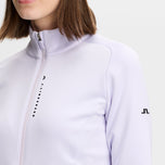 J.Lindeberg Women's Selena Full Zip Golf Mid-Layer -  Purple Heather