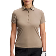 J.Lindeberg 女式 Tour Tech 高尔夫 Polo 衫 - 斑纹色