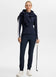 J.Lindeberg 女式 Hertta 长袖高尔夫 Polo 衫 - JL 海军蓝