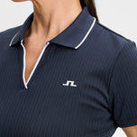 J.Lindeberg Women's Darcy Golf Polo Shirt - JL Navy