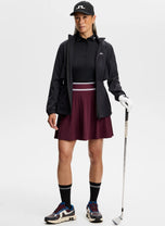 J.Lindeberg Women's Aella Flared Golf Skirt - Winetasting