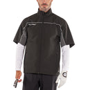 Galvin Green Air Waterproof Short Sleeve Golf Jacket - Black/Forged Iron