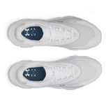 Under Armour Halo Hybrid Spikeless Golf Shoes - White/Metallic Silver