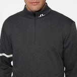 J.Lindeberg Heath 스트라이크 골프 미드 레이어 -Asphalt/Black Melange