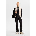 J.Lindeberg 여성용 홀마 퀼트 하이브리드 골프 조끼 - Moonbeam