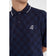 Huffer Check Par Golf Polo Shirt -Navy