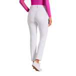 IBKUL 여성용 5포켓 퍼포먼스 골프 팬츠 - 화이트