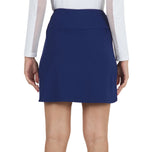 IBKUL 女式直筒 17.5 英寸高尔夫裙裤 - 海军蓝