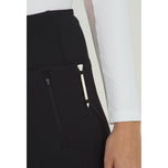 IBKUL 여성용 스트레이트 17.5" 골프 스코트 - 블랙