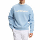 J.Lindeberg Club Printed Golf Crew Neck - Forget-Me-Not