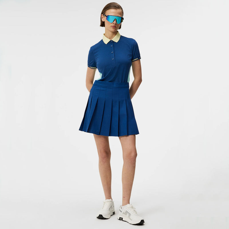 J.Lindeberg Women's Adina Golf Skirt - Estate Blue