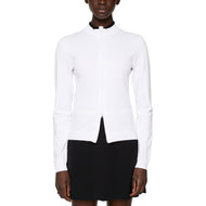 J.Lindeberg 여자 Anna 니트 지퍼 골프 스웨터 - 화이트