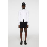 J.Lindeberg 여자 Anna 니트 지퍼 골프 스웨터 - 화이트