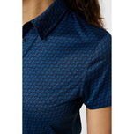 J.Lindeberg 여자 Caitlyn Golf Polo Shirt -Shadow Bridge Navy