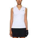 J.Lindeberg Women&#39;s  Delilah Sleeveless Golf Shirt - White