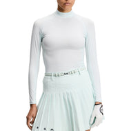 J.Lindeberg 여성용 엘라 컴프레션 골프 셔츠 - 스카이 라이트