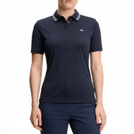 J.Lindeberg 여성용 구닐라 골프 폴로 셔츠 - JL 네이비