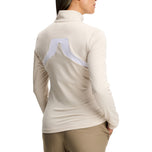 J.Lindeberg 여성용 Janice 풀집 골프 미드레이어 - Moonbeam