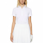 J.Lindeberg 女式 Tour Tech LTD 高尔夫衬衫 - 白色