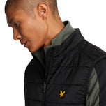 Lyle & Scott Wadded Golf Gilet - Black