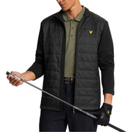 Lyle & Scott Golf Baffle Quilted Jacket -Jet Black
