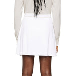 J.Lindeberg 여자 Emma 니트 골프 스커트 - 화이트