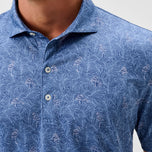 Johnnie-O Performance Jersey Polo Osmond - Lake