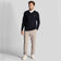 Lyle & Scott Golf Merino Blend V Neck Pullover -Navy